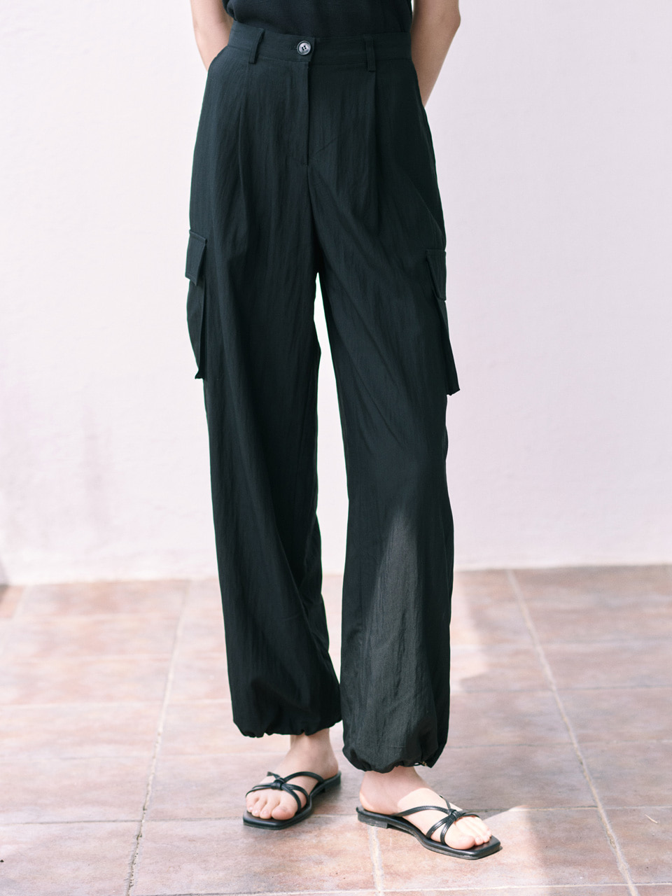 String Cargo Pants_2color